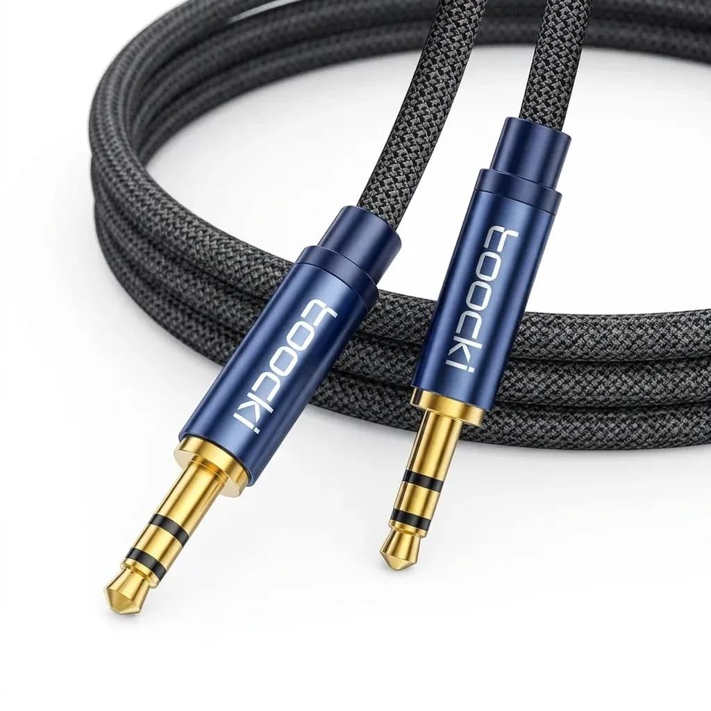 투키 3.5mm 브레이드 AUX 오디오 케이블