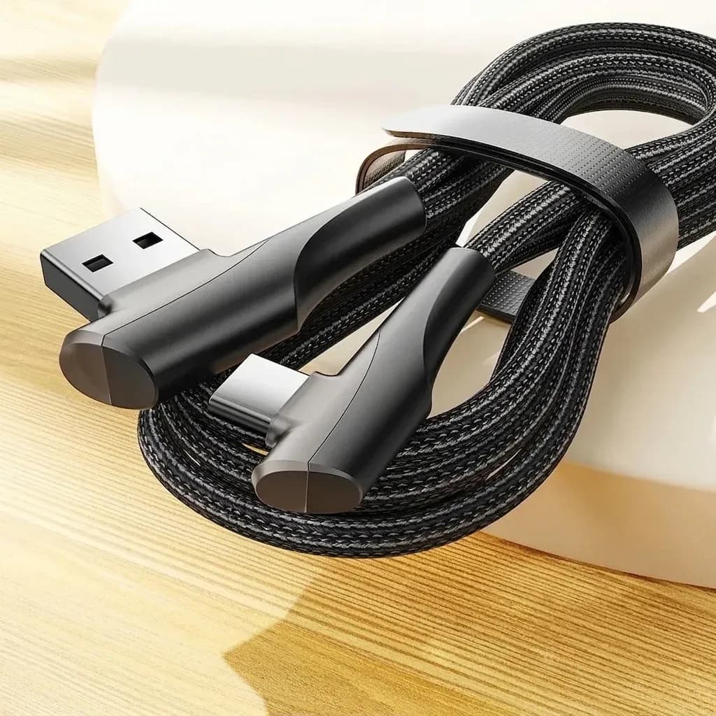 투키 ㄱ자 타입C 고속충전 케이블