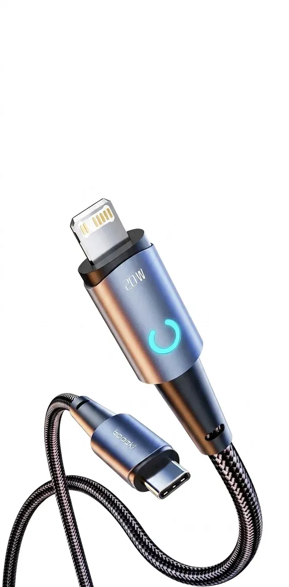 투키 LED USB-C 라이트닝 충전 케이블