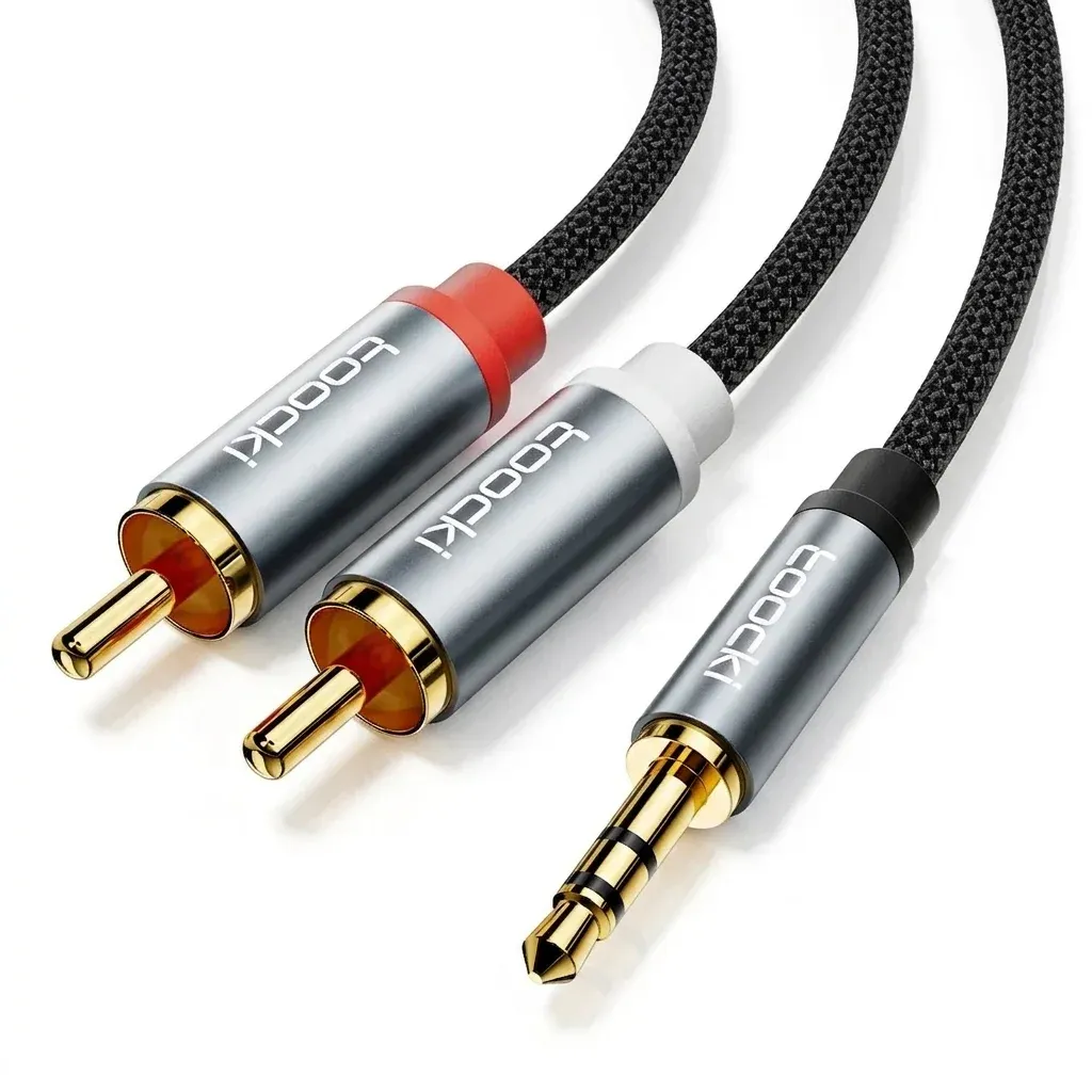 투키 3.5mm-2RCA 오디오 분배 케이블